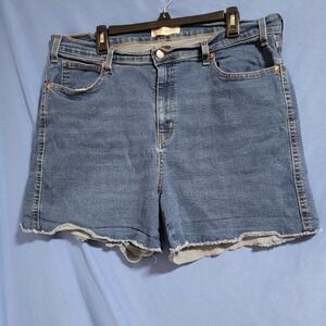 Levi Strauss Signature High Rise 4.5"‎ Jean Cutoff Shorts Women's Size 20